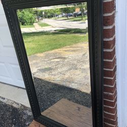 Black Vintage Mirror