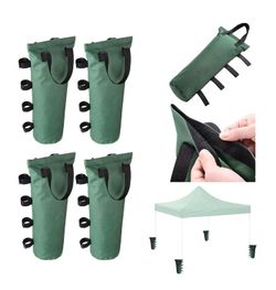 Sand Weight Bags for Pop-Up Canopy Gazebo Sun Shelter Outdoor Tents Monoshock Weight Bags 4 Pcs in Green - Summer Sale
