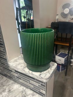 Beautiful Green Ceramic Planter