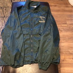 Extra large zip up windbreaker