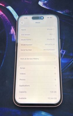 iPhone 15 128gb AT&T