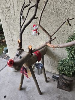 Wood Made Reindeer 