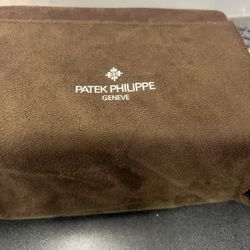 authentic Patek Philippe wooden watch presentation box