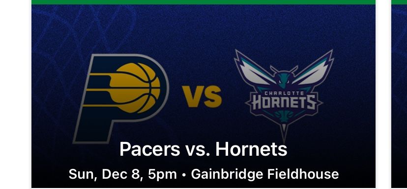 Pacers Vs. Hornets