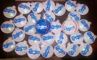 2020 Dodger World Series Champions Custom Ornaments
