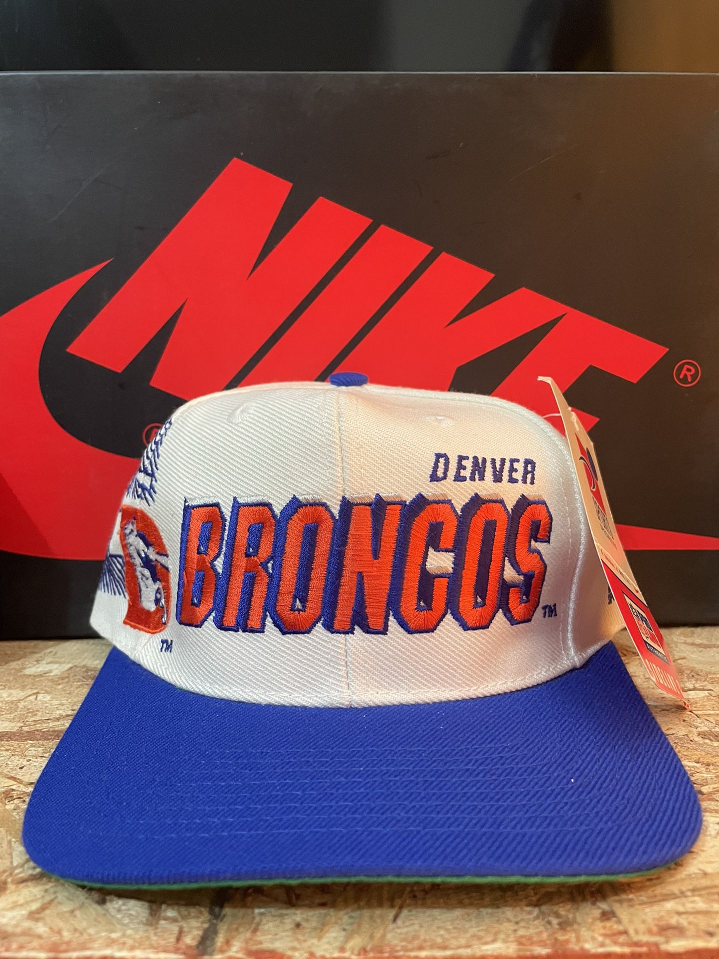 Denver Broncos Snapback Hat Nike Sports Specialties Laser