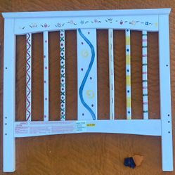 Toddler Bed With Custom Painted Headboard