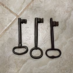 Three Vintage Keys,