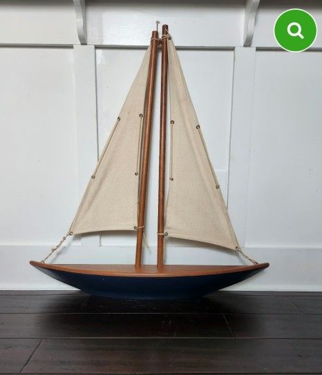 POTTERY BARN KIDS REGATTA SAILBOAT SHELF