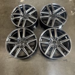 New Set of 18 Inch F-Sport Style Rims Wheels 18x8 +45 (5x114.3) CB: 60.1 Fits Lexus Squared Set