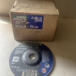 Metabo 6”x1/8”x7/8” Cutting Wheel  (25 PACK)T27 Depressed Center Wheel
