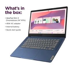 Lenovo Ideapad Slim 3 Chromebook 14” Full HD Laptop Mediatek Kompanio 