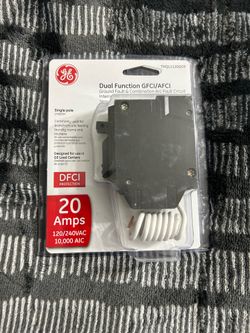 Brand New GE 20-Amp 1-Pole Dual Function AFCI/GFCI Circuit Breaker