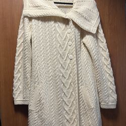 Saol Cable Coat Cardigan