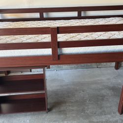 Bunkbed With Shelves/drawer Set