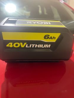 Ryobi 40v 6ah lithium battery