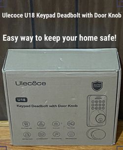 Ulecoce U18 Keypad Deadbolt with Door Knob