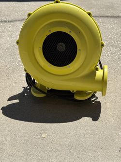 Yellow Blower for inflatables