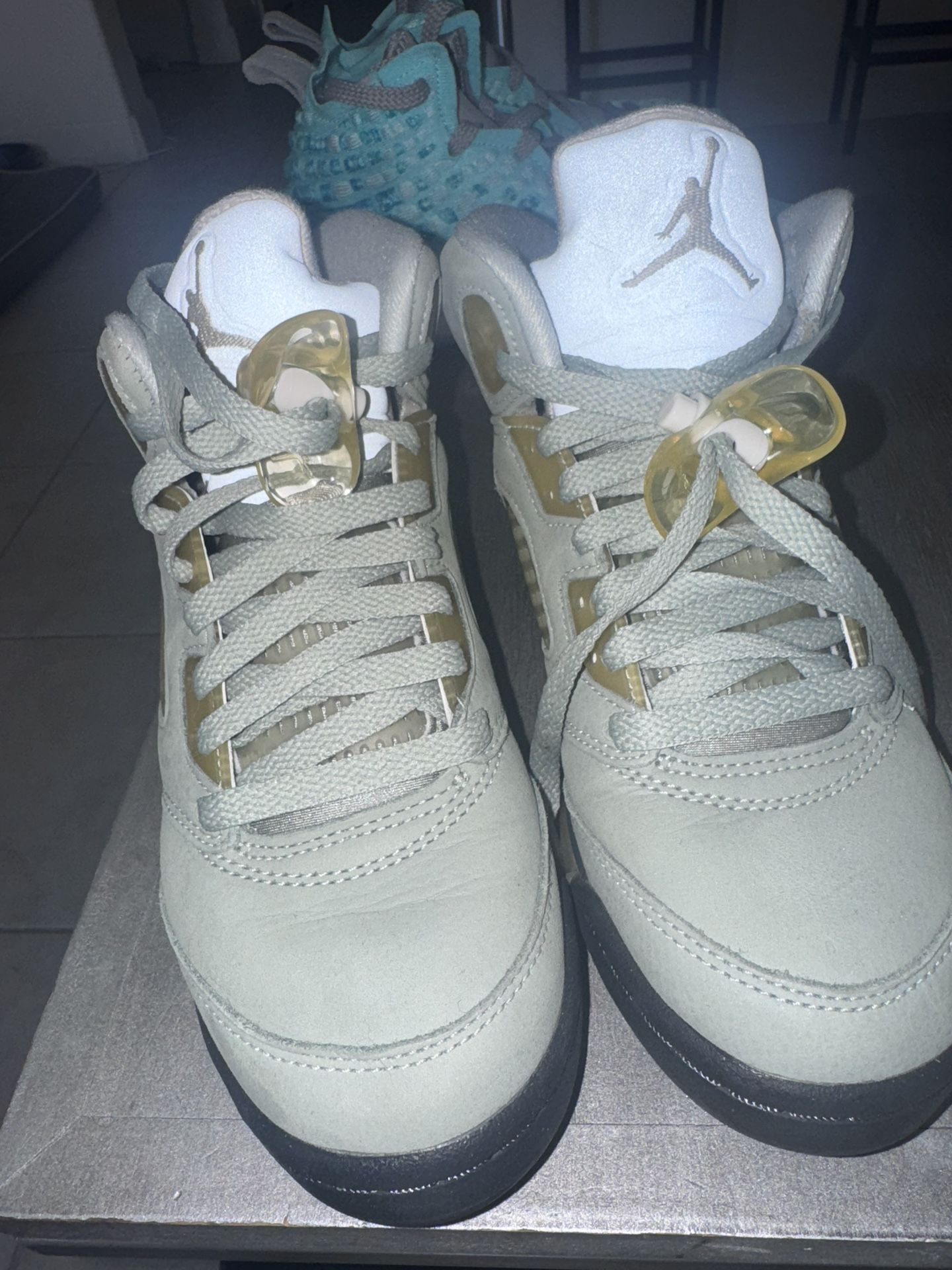 JORDAN 5 RETRO GS 'JADE HORIZON' SZ.4