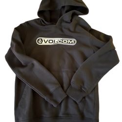 Volcom Sweatshirt Hoodie Black Youth Size Small
