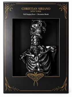 Christian Siriano New York Gothic 3D Skull Wall Hanging Decor