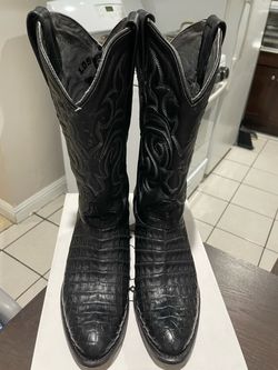 Los Altos Mens Caiman Boots 8EE