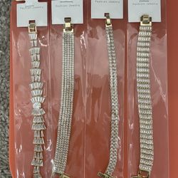 Brand new 14K Gold Plated Women’s Tennis Bracelet ($15 each)