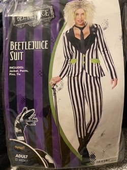 Beetlejuice Halloween Costume
