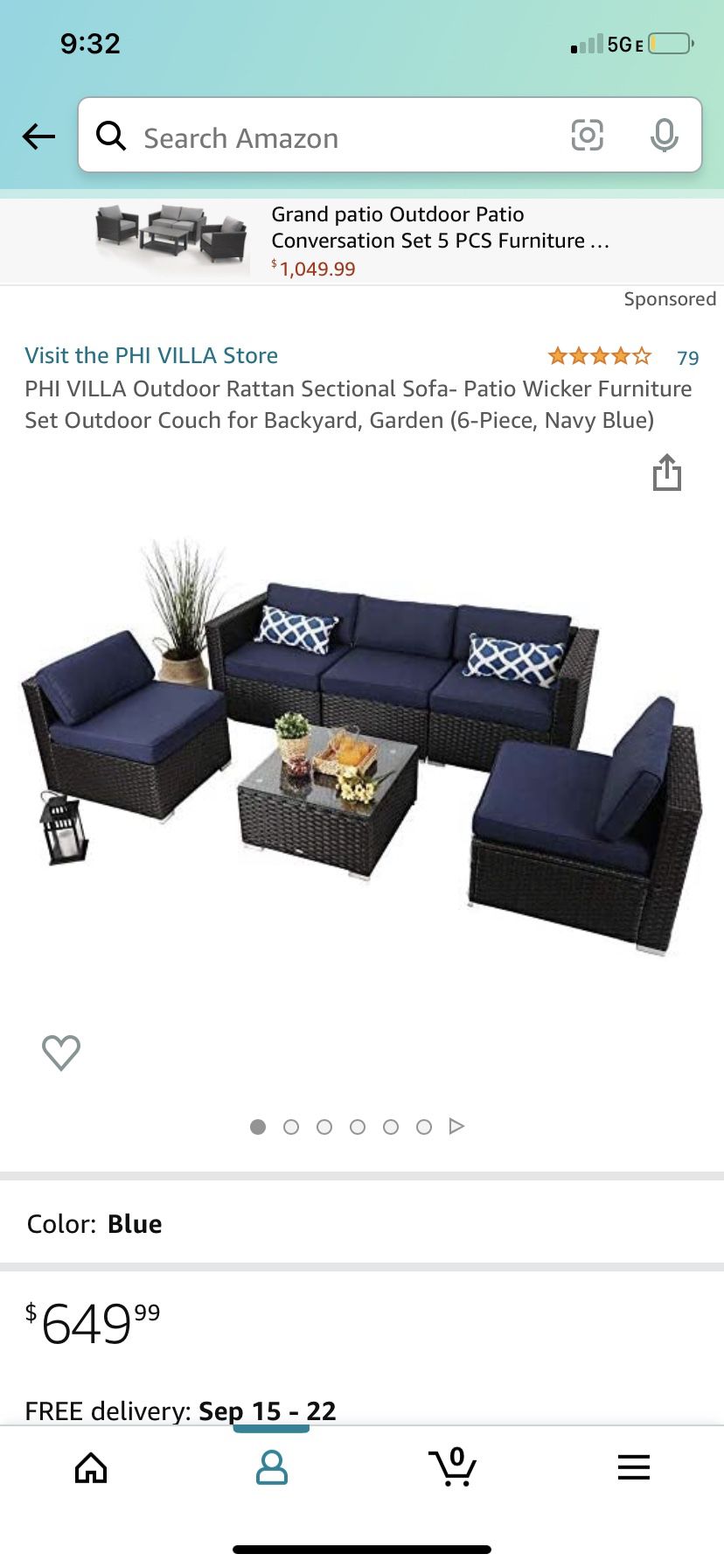 Brand New Sectional Patio Set (Free Local Delivery!!!)