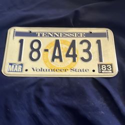 License plate