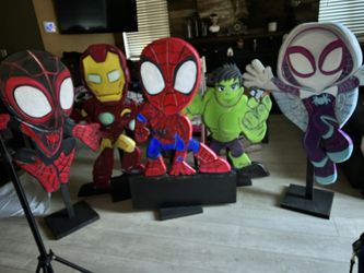 Spidey and friends Party Props