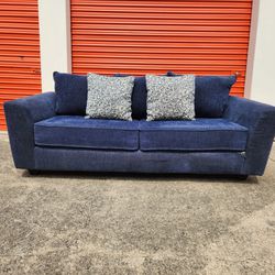 Blue Couch (delivery available)