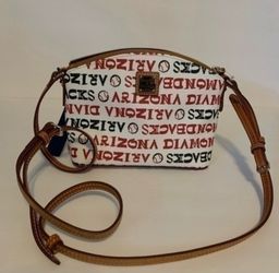Dooney & Bourke White, Black and Brown Arizona Diamondbacks Crossbody Bag