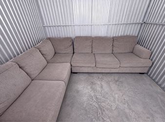 Cozy Grey Sectional Couch