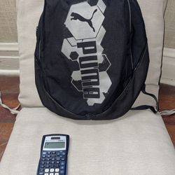 Puma Backpack & Scientific Calculator ($5 Both)