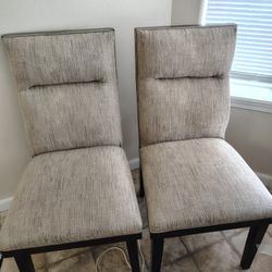 Matching Set of 2 Dining Chairs 