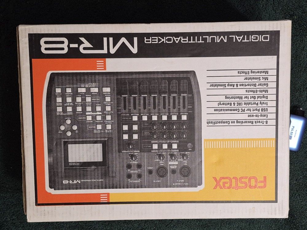 Open‑Box Fostex MR‑8 Digital 8‑Track Multitracker – Never Used, Includes Original Box & Styrofoam
