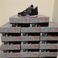 Jordan 4 Bred Reimagined (READ DESCRIPTION)
