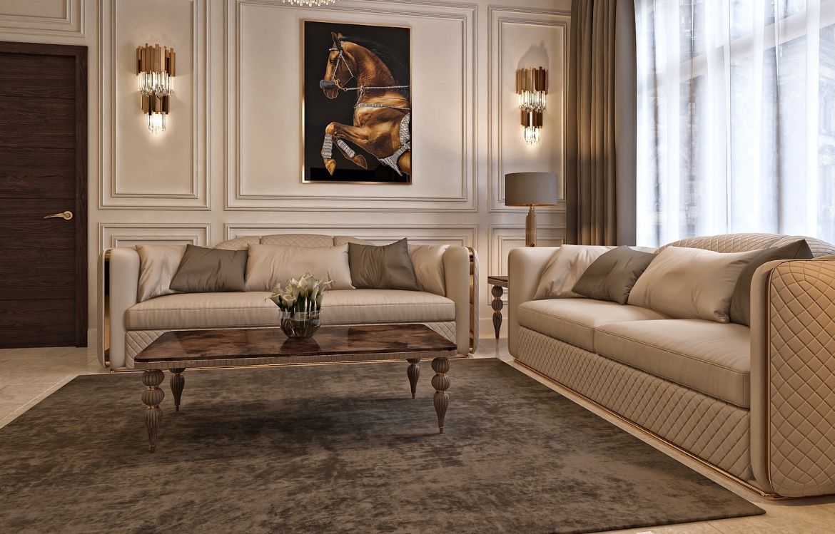 Luxury Sofas , Set Of Custom Made furniture 🚚