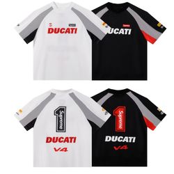 Sleeveless shirt with contrasting colors, American retro motorcycle style, football jersey