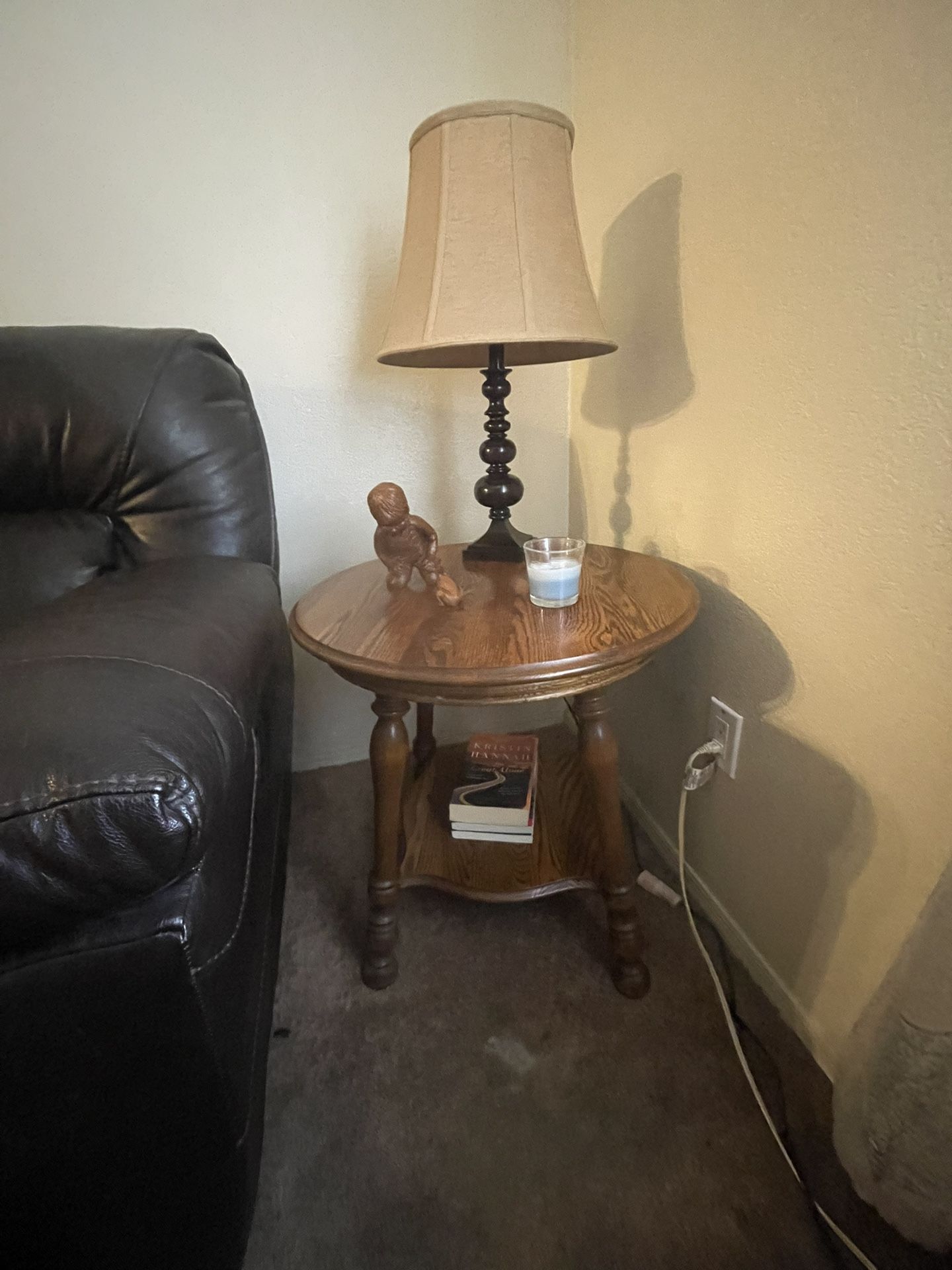 End Table  With Lamp 