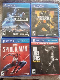 4 Ps4 games