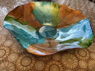 Glass Fruit Bowl 
