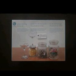 Silhouette Glass Etching Starter Kit KIT-GLASS-3T Craft Etching Set