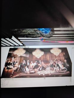 Casino Gathering Large Wall Art Print