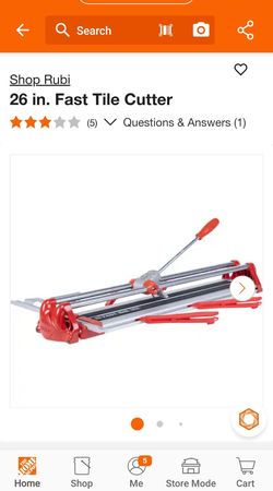 Tile cutter