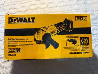 DeWalt 20V Max 4.5" Angle Grinder DCG408B