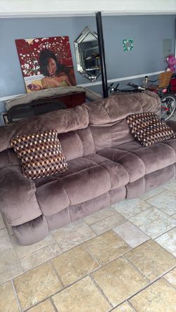 Beautiful couch pull up with electric