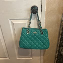 Kate spade Elegant, Teal Gold Chain Handbag