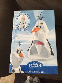 Disney Frozen Olaf snow cone maker.